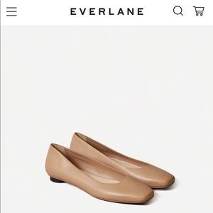 Everlane Light Taupe Sz 6 90s Flat-Great Condition